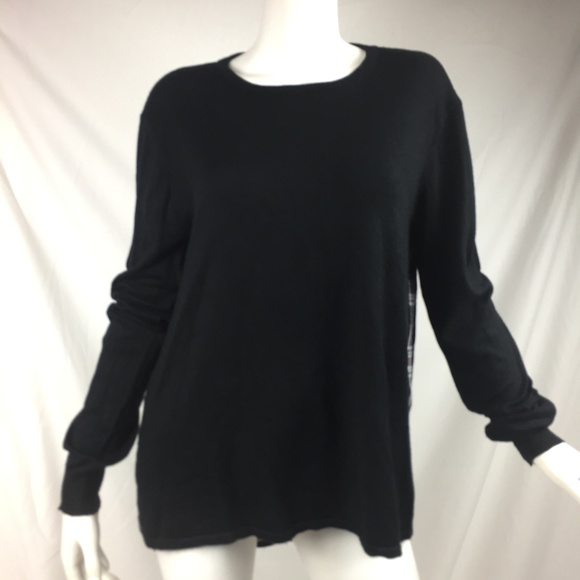 CLEARANCE /Make an offer! Honey Punch XL plaid back sweater - Picture 4 of 8